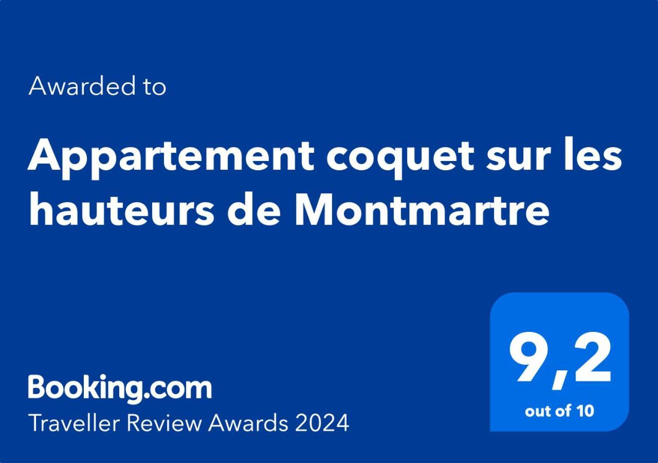 Appartement Coquet Sur Les Hauteurs De Montmartre Париж Екстериор снимка
